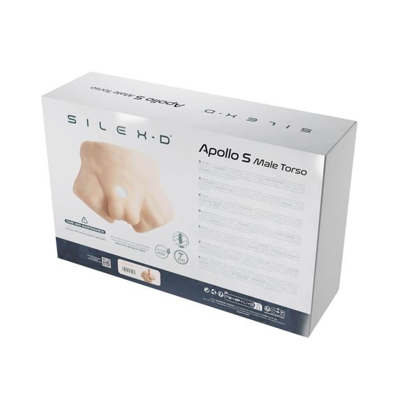 Півторс з фалоімітатором на присосці SilexD Apollo S Male Torso, суперреалістичний, термореактивний sexstyle | Зображення 5