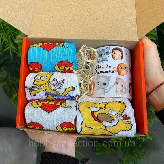 Подарунковий жіночих бокс кружка + 8 пар шкарпеток | Зображення 5