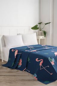 Покривало Eponj Home 9272 Туреччина 160*235 см  Піке Синій