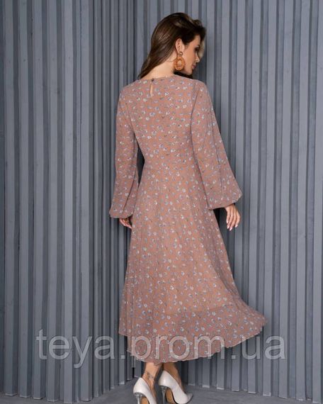 Платье для женщин цвет коричневый размеры S, M, L, XL FI_008451 | Зображення 2