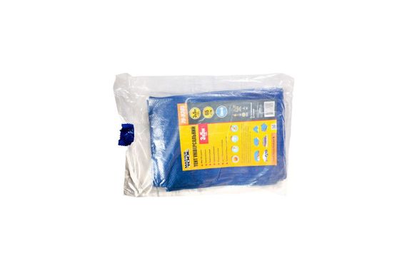 Тент Mastertool - 3 х 5 м 65 г/м², синий (79-9305) | Зображення 1