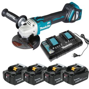 Шліфмашина кутова акумуляторна Makita DGA511 BEO4 (125 мм, 3000-8500 об/хв, BL, LXT)