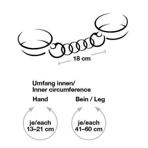 Наручники та настегнані фіксатори Bad Kitty червоні | Зображення 4