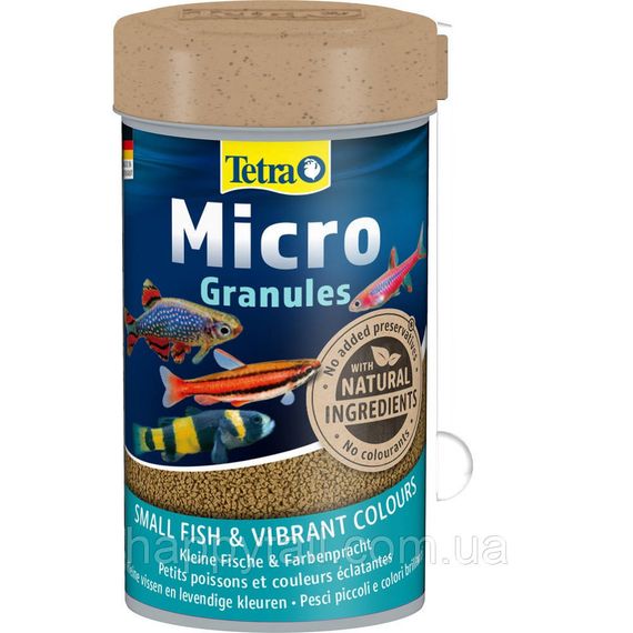 Корм Tetra Micro Granules 100 мл — Мікро-гранули (0,3-1 мм) для малих риб | Зображення 3
