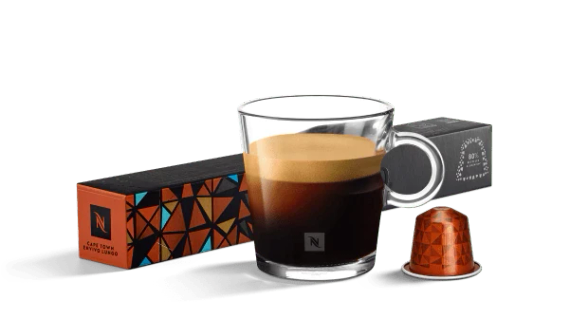 Кава в капсулах Nespresso Cape Town Envivo Lungo 10 (тубус 10 шт) лунго Кейп Таун несепресо швейцарські | Зображення 1