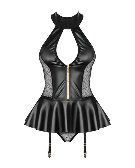 Корсет Obsessive 859-COR-1 corset Черный L/XL | Зображення 3