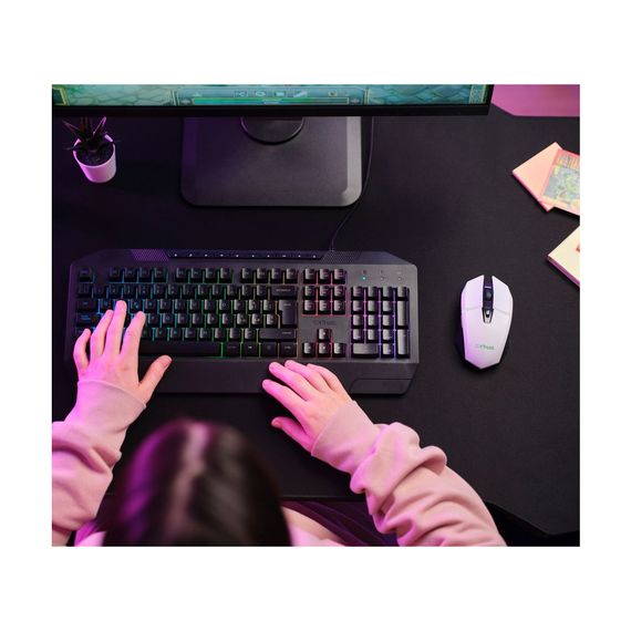 Мишка Trust GXT 110 Felox RGB Wireless White (25069) | Зображення 6