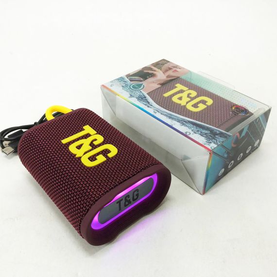 Bluetooth-колонка TG396. Колір: бордовий | Зображення 6