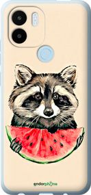Чохол на Xiaomi Redmi A1 Plus Єнотик з кавуном "4605u-2942-2448"