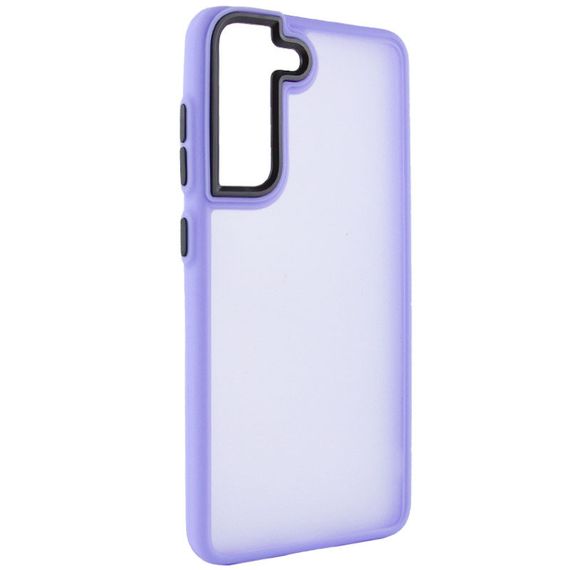 Чехол TPU+PC Lyon Frosted для Samsung Galaxy S21 FE Purple