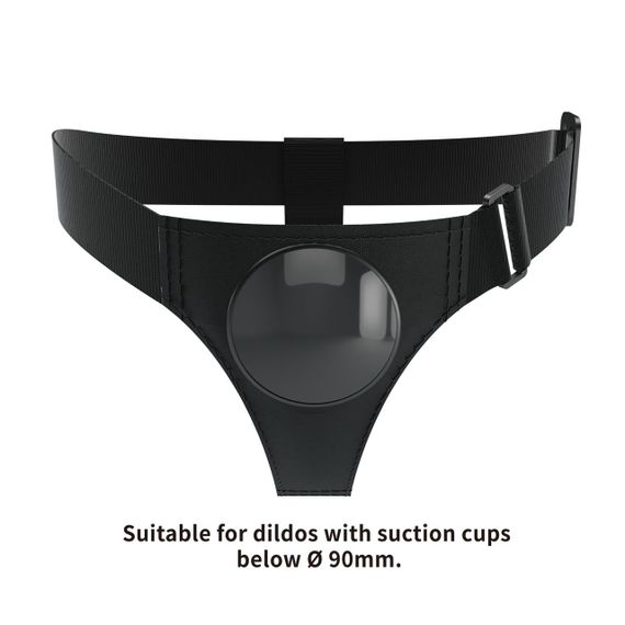 Трусики для страпону Pretty Love на ременях, чорні, 58-86 см sexstyle | Зображення 3