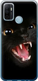 Чехол на Oppo A53 Чёрная кошка "932u-568-17620"