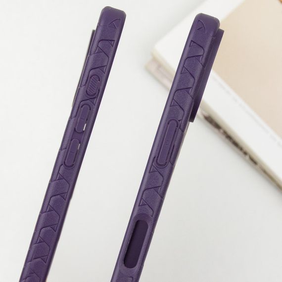 Чохол TPU Weaving для Apple iPhone 16 (6.1") Purple | Зображення 3