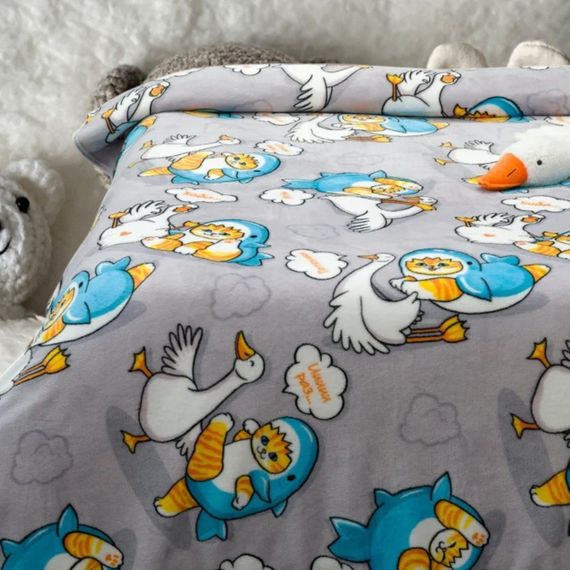 Плед фліс Веселі приятелі 150x200 см Love You | Зображення 1