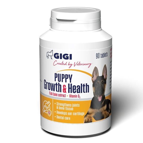 Витамины для здоровья юниоров GiGi Puppy Growth & Health 90 табл