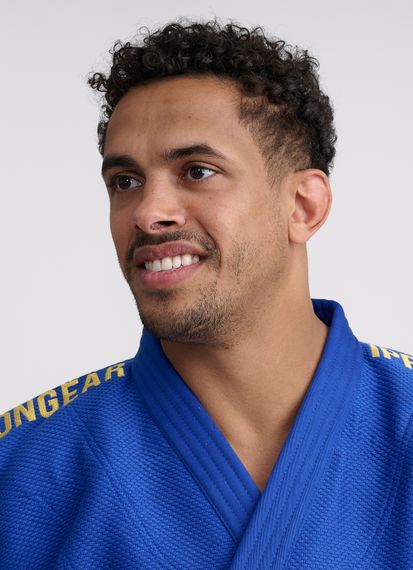 Кімоно для дзюдо ліцензійне IPPONGEAR, серія LEGEND 2 (IJF Approved), синє, розмір 190, Slim Fit (приталений крій) | Зображення 3