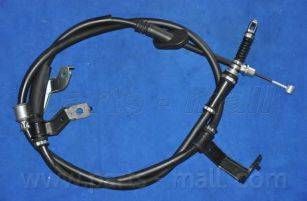 Трос ручного гальма HYUNDAI Tucson лів. (вир-во PARTS-MALL) PARTS-MALL PTA519 на HYUNDAI TUCSON (JM)