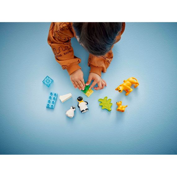 Конструктор LEGO DUPLO Town Сімейства диких тварин: Пінгвіни та Леви (10442) | Зображення 7