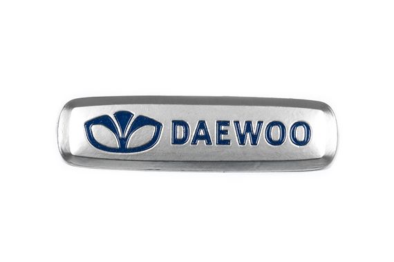 Алюминиевый шильдик для ковриков (1 шт) для Тюнинг Daewoo