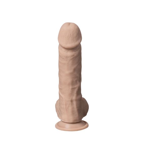 Фалоімітатор SilexD Tomas Real Skin Flesh MODEL 1, реалістичний, на присосці, діаметр 4,9 см | Зображення 1