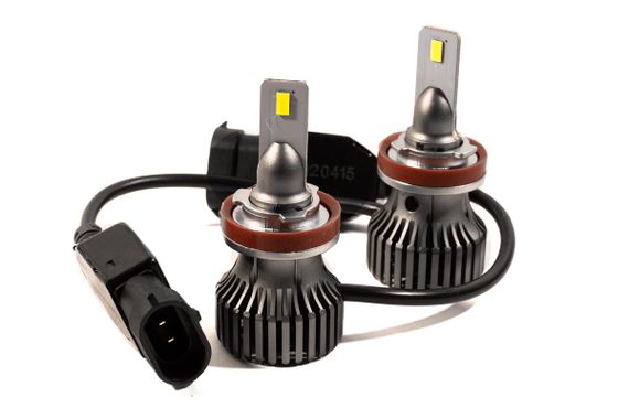 Комплект світлодіодних ламп HeadLight F1X H11 (PGJ19-2) 52W 12V 8400Lm з активним охолодженням (збільшена