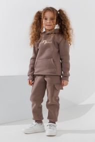 Костюм худі+штани для дівчинки Benini 241189 92 см Кавовий shop (2000990794796)