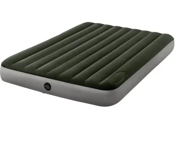 Двомісний надувний матрац 152 x 203 x 25 см з вбудованим ножним насосом, Intex 64763