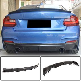 Дифузор заднього бампера V3 (для F22/F23 M-Sport, Карбон) для BMW 2 серія F22/23 2014-2021 рр