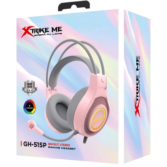 Навушники Xtrike ME GH-515 Pink/Grey (GH-515P) | Зображення 5