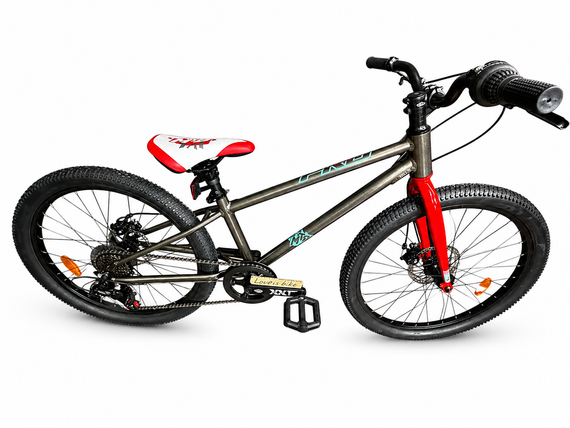 Велосипед гірський 24" Crosser Super Light рама 11", 6 швидкостей Shimano, алюміній, дискові гальма | Зображення 1
