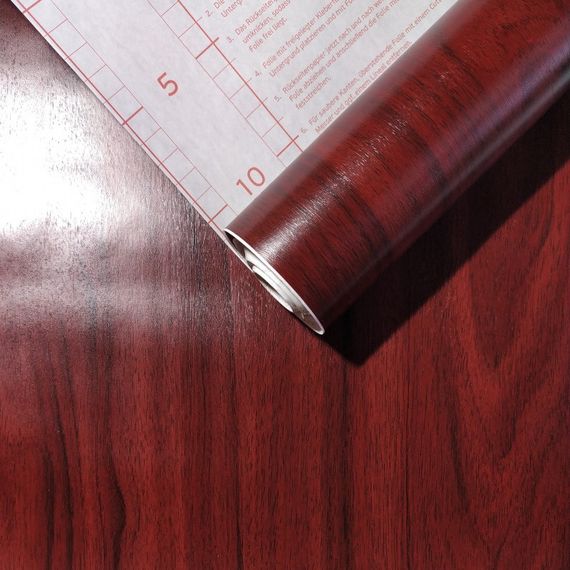 Пленка самоклеющаяся (самоклейка) d-c-fix 200-5271 0,90х 1м красное темное дерево | Зображення 1