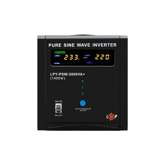 Пристрій безперебійного живлення LogicPower LPY- PSW-2000VA+ (1400W) (22873) | Зображення 1