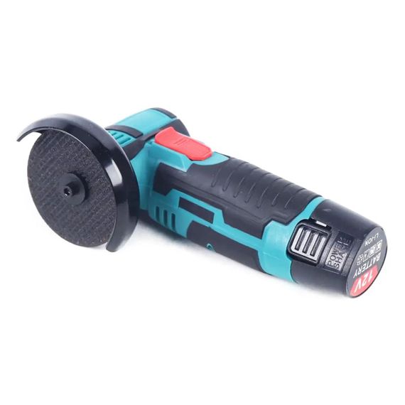 Акумуляторна болгарка у валізі (2 акумулятори 12V, 2 диска), W-153-7 / Кутова шліфувальна машина / Міні електроболгарка бездротова | Зображення 7