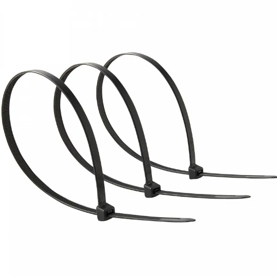 Хомут пластиковий 8,0*550мм універсальний чорний 100шт/уп APRO