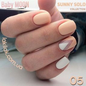 Гель-лак BABY MOON Sunny Solo №05 жовто-пісочний, 6 мл