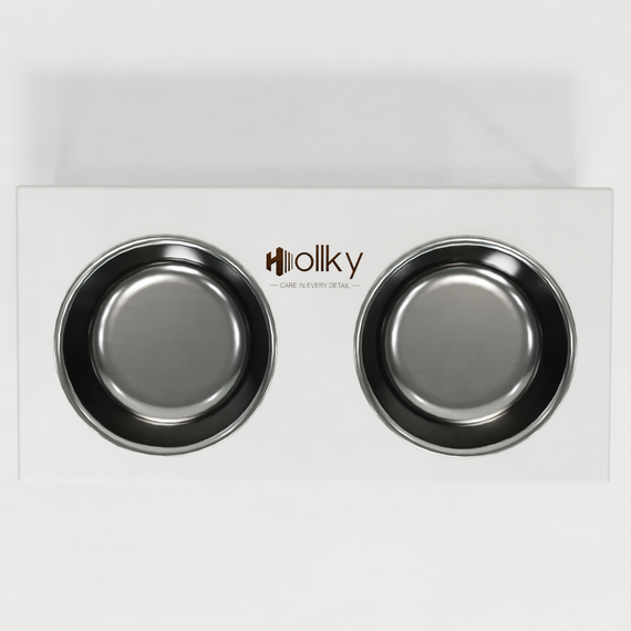 Миски на подставке для больших собак Hollky Base XL20 (2 × 1,8 л) BXL20-522620-GRWH | Зображення 6