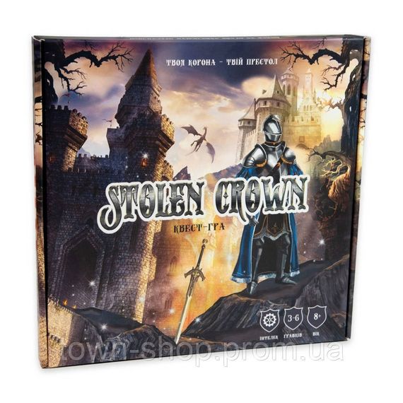 Настольная игра Stolen Crown 30811 рулетка со стрелкой, игровое поле
