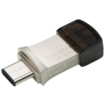 USB флеш накопичувач Transcend 64GB JetFlash 890S USB 3.1 (TS64GJF890S) | Зображення 3