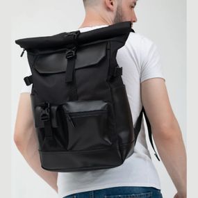 Рюкзак Rolltop чоловічий жіночий для подорожей і ноутбука , Ролтоп великий TY-233 для міста