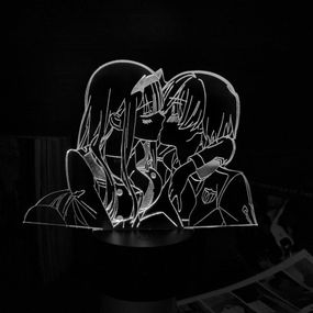 Акриловый светильник-ночник Darling in the Franxx белый tty-n002190