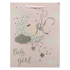 Подарочный пакет 2369L, 40 х 30 х 0,1 Розовый