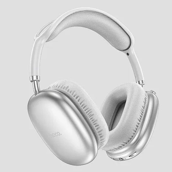 Накладные беспроводные наушники Hoco W35 Air Triumph Silver | Зображення 4