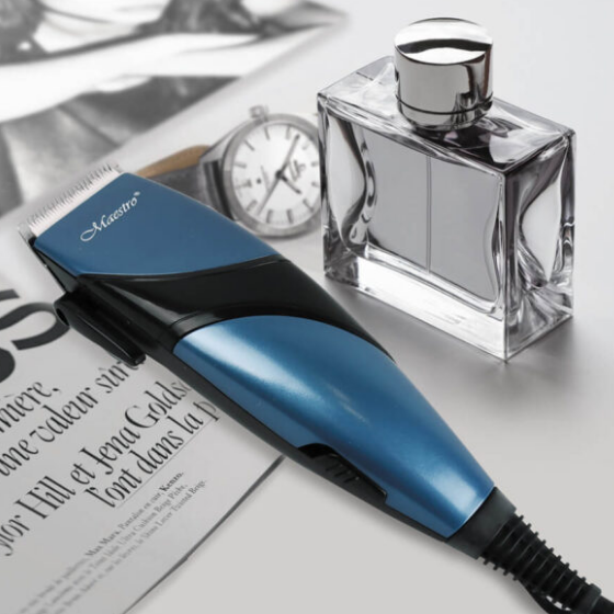 Машинка для стрижки блакитна MR-655C-BLUE Maestro | Зображення 3
