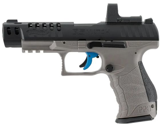 Пістолет пневматичний Umarex Walther Q5 Match Combo CO2 кал. 4,5 мм