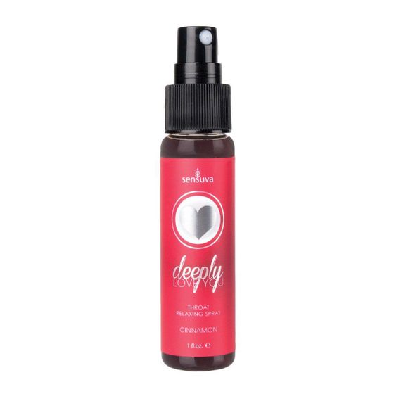 Спрей для мінету Sensuva Deeply Love You Spearmint (29 мл), для глибокого мінету, Кориця