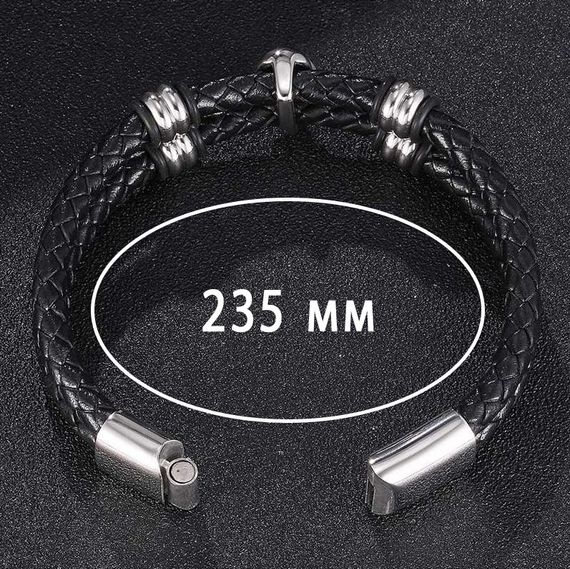 Чоловічий браслет Primo Collar Skull - Black | Зображення 4