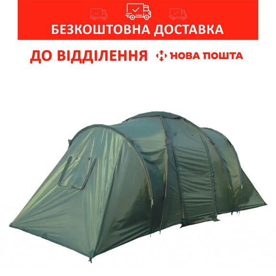 Палатка Totem Hurone 4 (v2) Зеленая UTTT-025