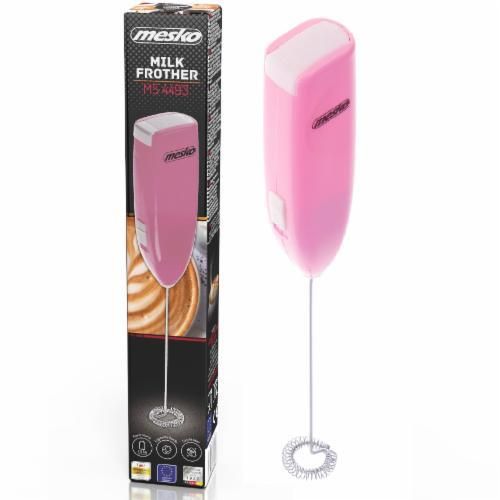 Вспенитель молока Mesko MS 4493 розовый (UA-01)