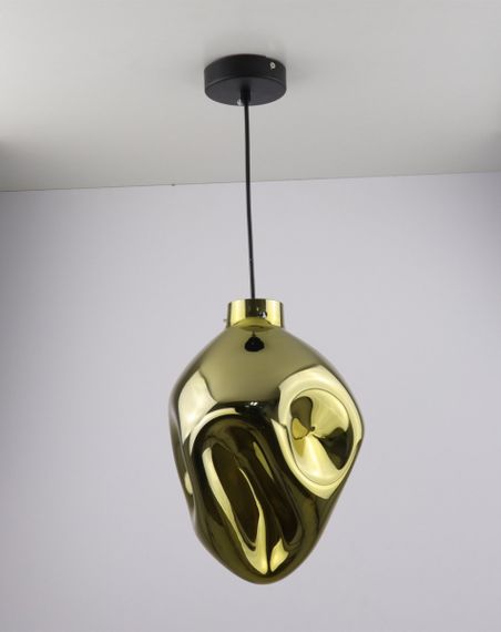 Люстра підвісна LOFT на 1 лампочку 25008 Чорний 35-135х23х23 см.