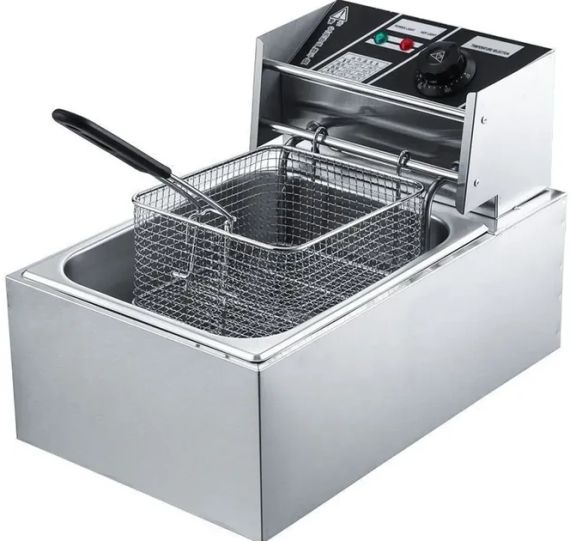 Профессиональная электрическая фритюрница Dotvix D-803, 2800 Вт, 6 л, с корзиной из нержавеющей стали | Зображення 6